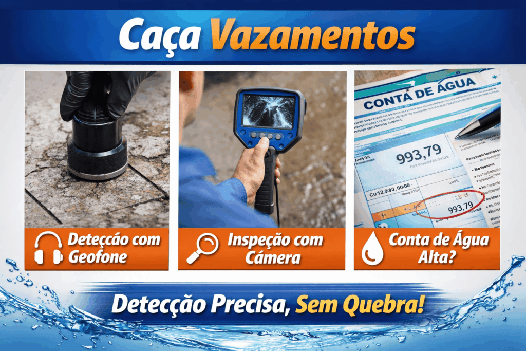 Caça vazamento palmas